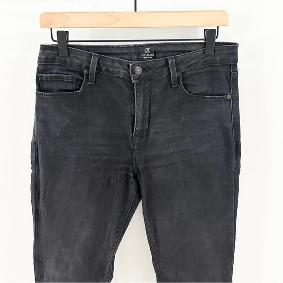 Just Black Denim Five Pocket Classic Skinny Jeans Black Size 30 - Picture 3 of 6
